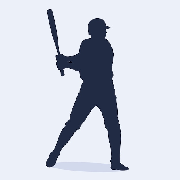 Free Vector flat design sport silhouettes