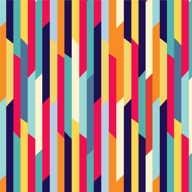 Free vector flat design stripes pattern