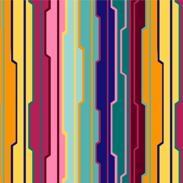 Free Vector flat design stripes pattern