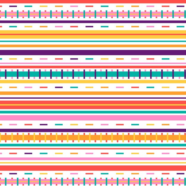 Flat design stripes pattern