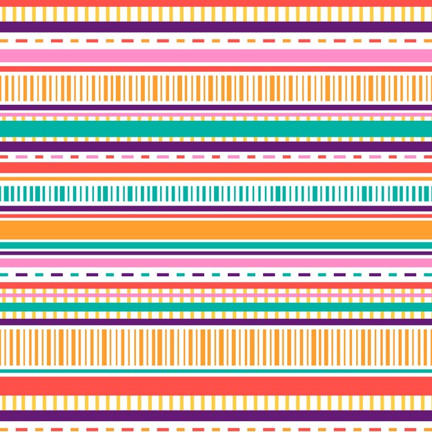 Flat design stripes pattern