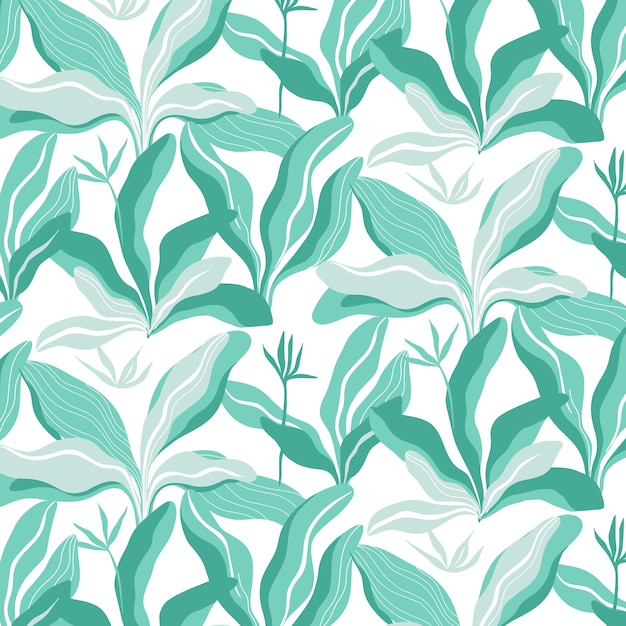 Flat design summer duotone pattern design