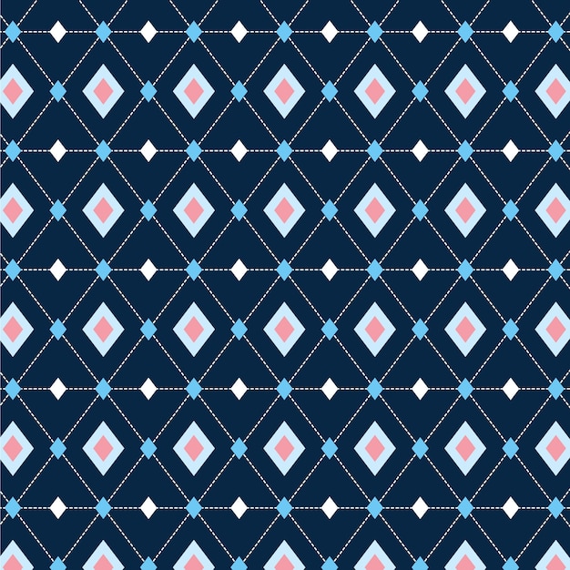 Free Vector flat design sweater-like argyle pattern