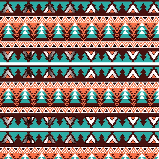 Free vector flat design traditional native american pattern