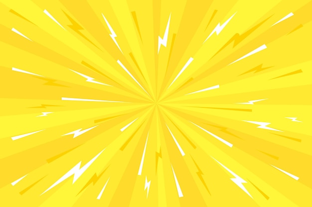 Free Vector flat design yellow comics wallpaper