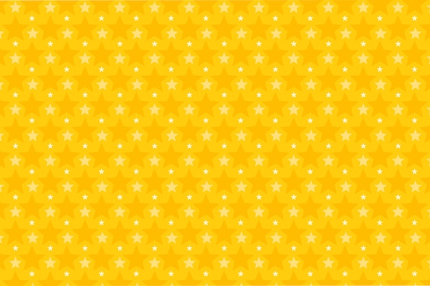 Free vector flat design yellow star background