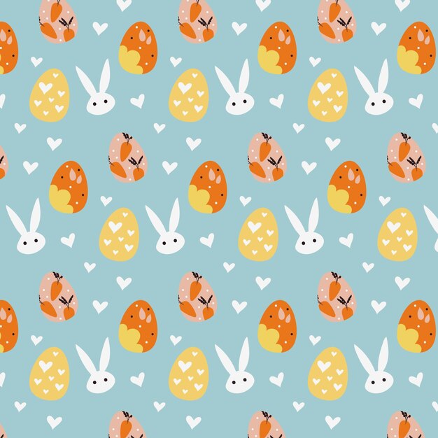 Flat easter pattern