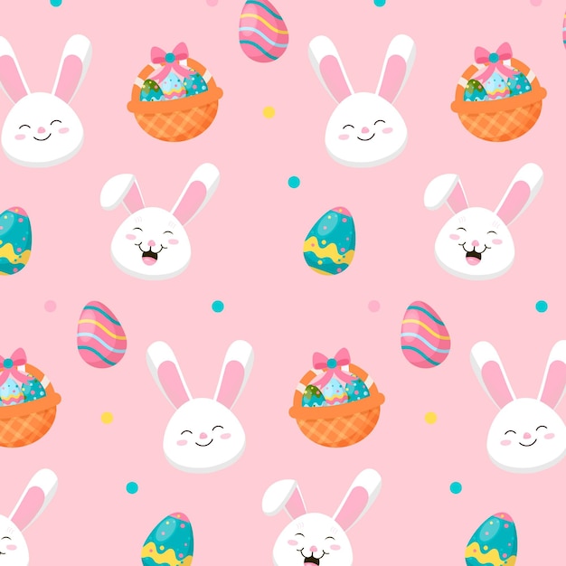 Flat easter pattern