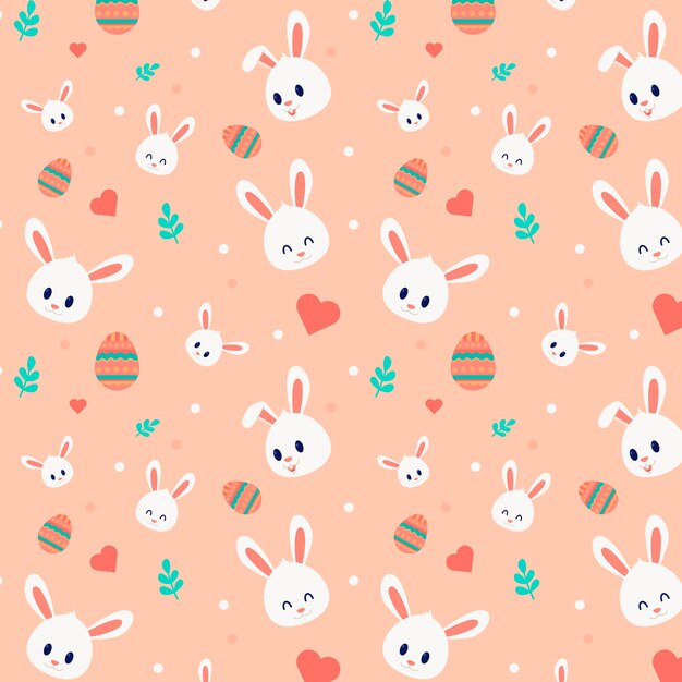 Flat easter pattern