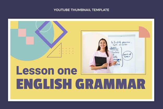 Flat english lessons youtube thumbnail