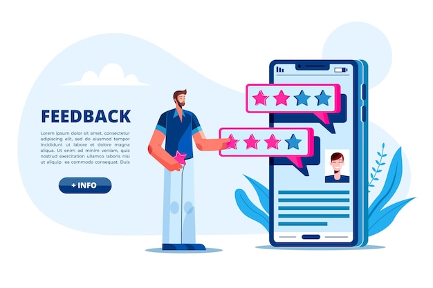 Flat feedback concept illustrated