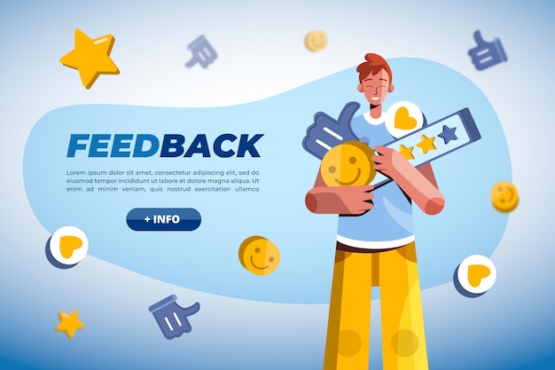 Flat feedback concept template