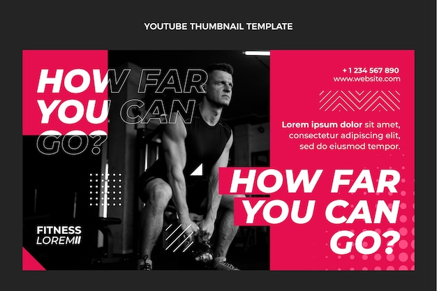 Flat fitness youtube thumbnail