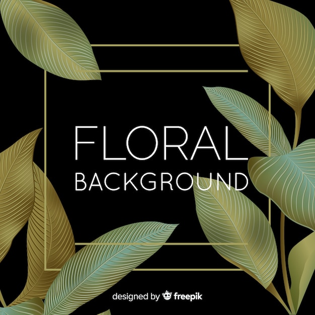 Free Vector flat floral background