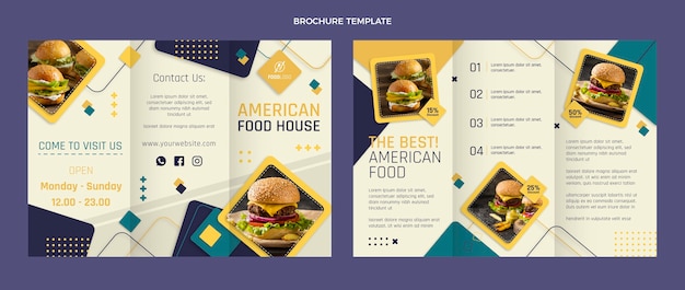 Flat food brochure