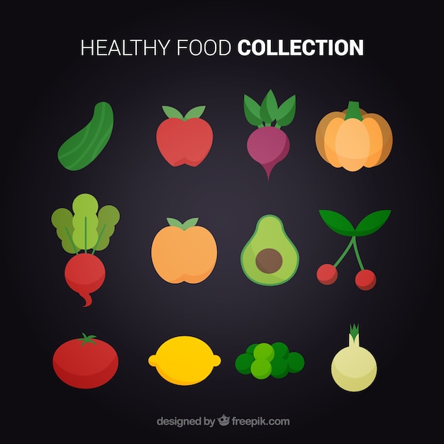 Flat foodstuff collection