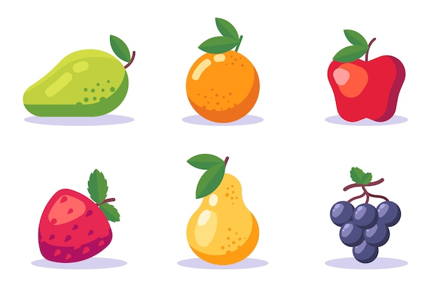 Flat fruit collection