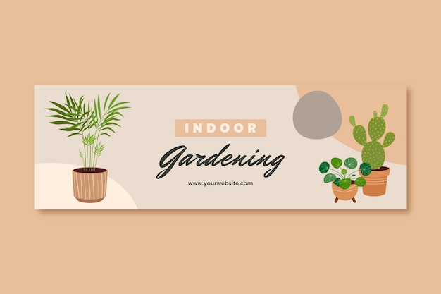 Flat gardening twitter header