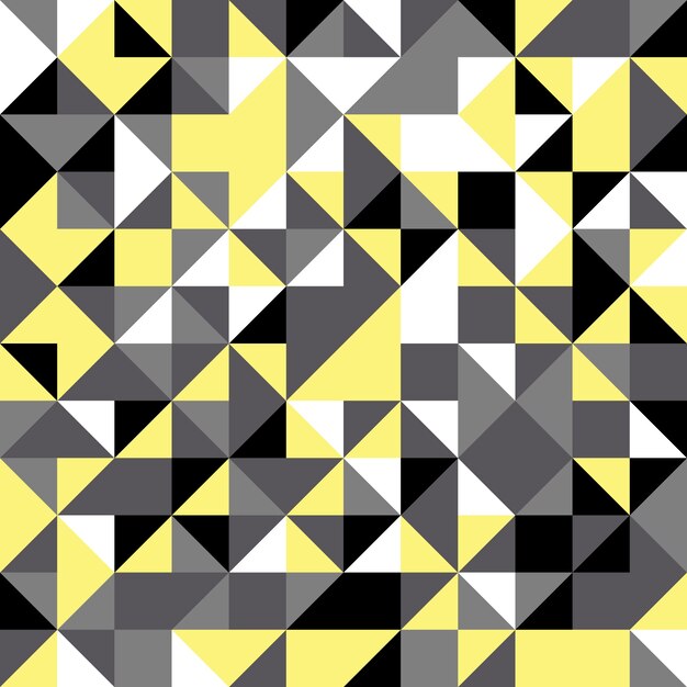 Flat geometric mosaic pattern design