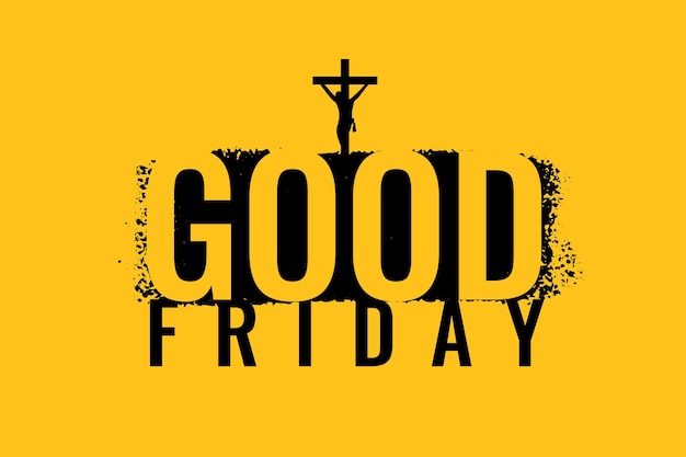 Free Vector flat good friday holy week background design