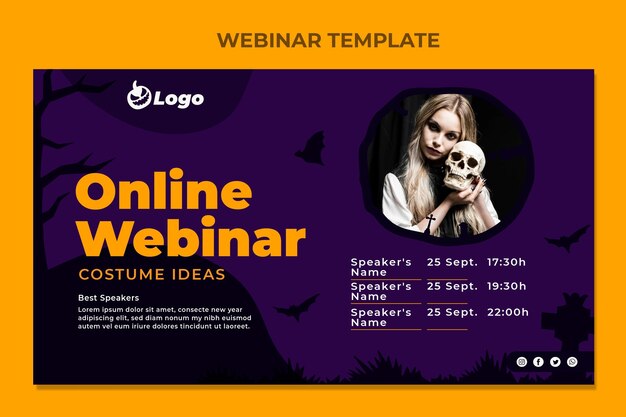 Flat halloween webinar