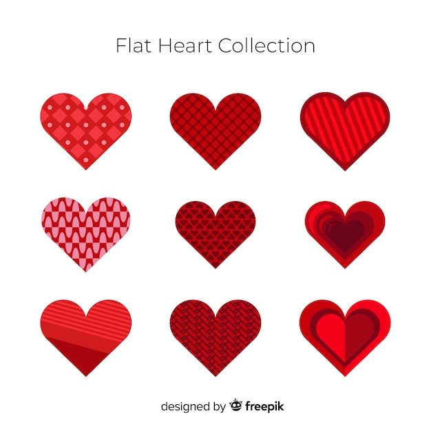 Flat heart collection