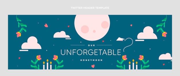 Flat honeymoon twitter header