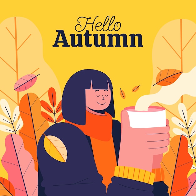 Free Vector flat illustration for autumn celebration