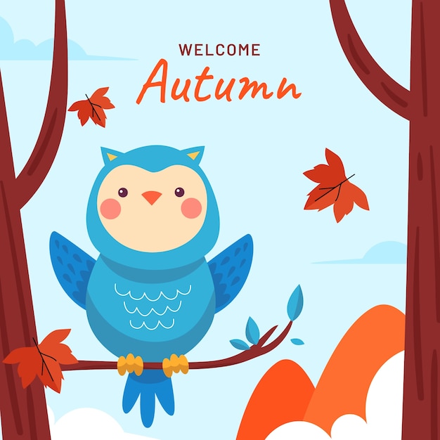 Flat illustration for autumn celebration