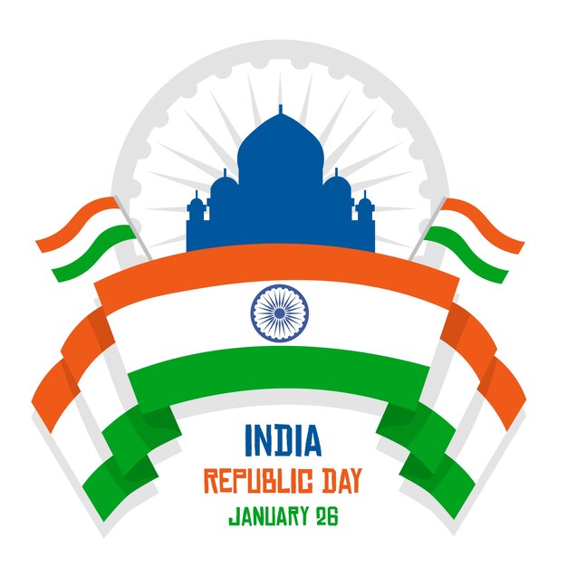 Flat indian republic day