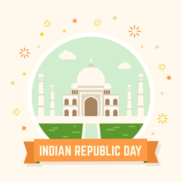 Flat indian republic day