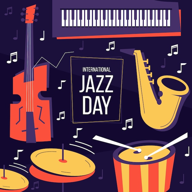 Flat international jazz day