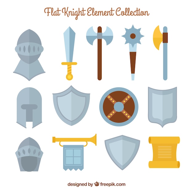 Flat knight element collection