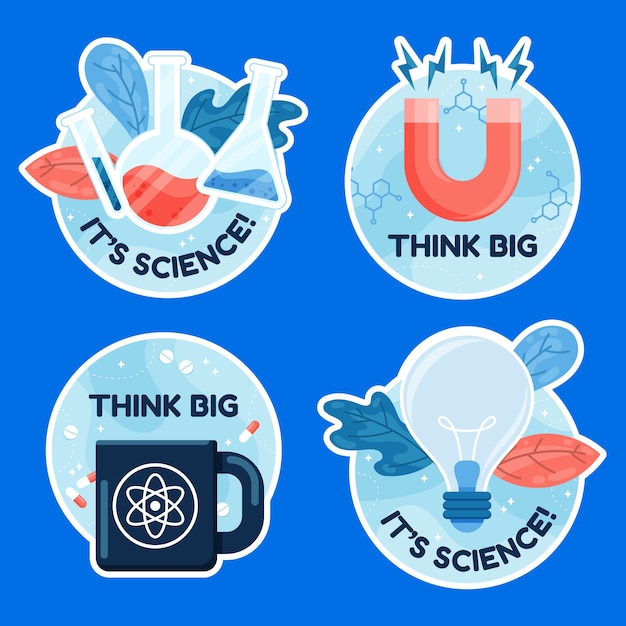 Flat labels collection for science research