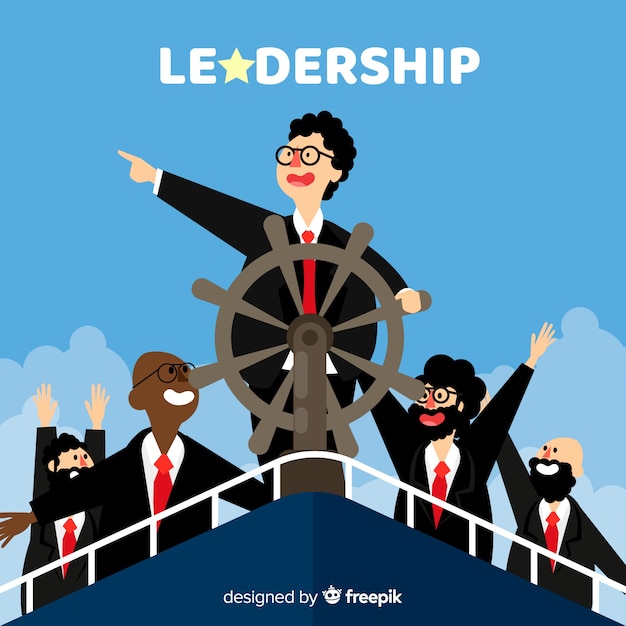 Free Vector flat leadership design