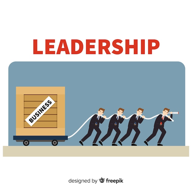 Free Vector flat leadership design