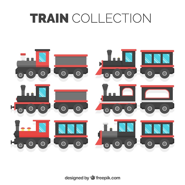 Flat locomotive collection