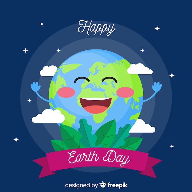 Free vector flat mother earth day background