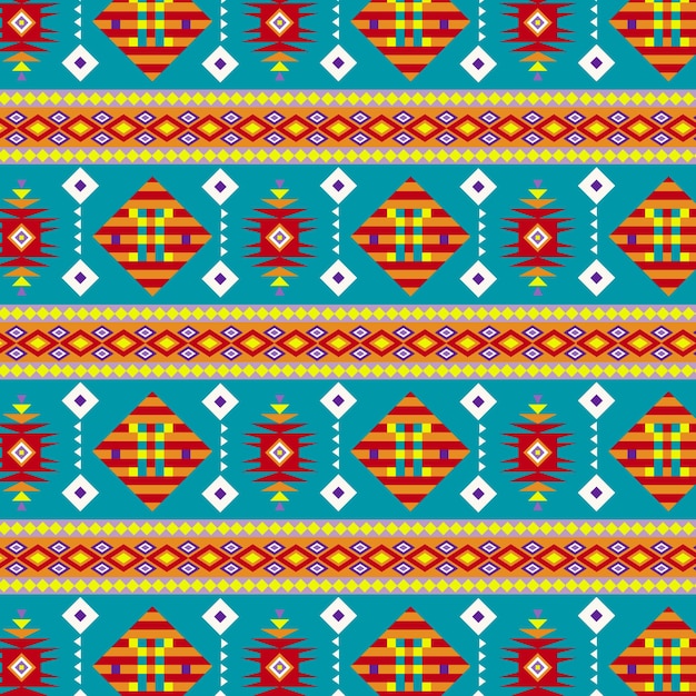 Free vector flat native american pattern design