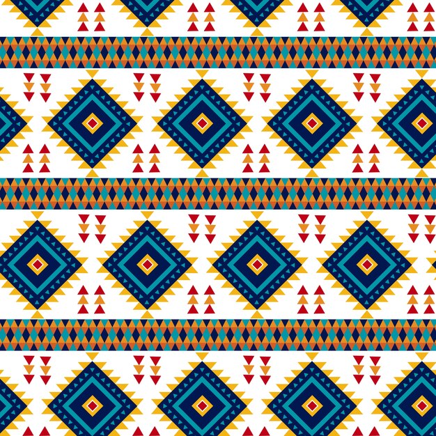 Flat native american pattern design