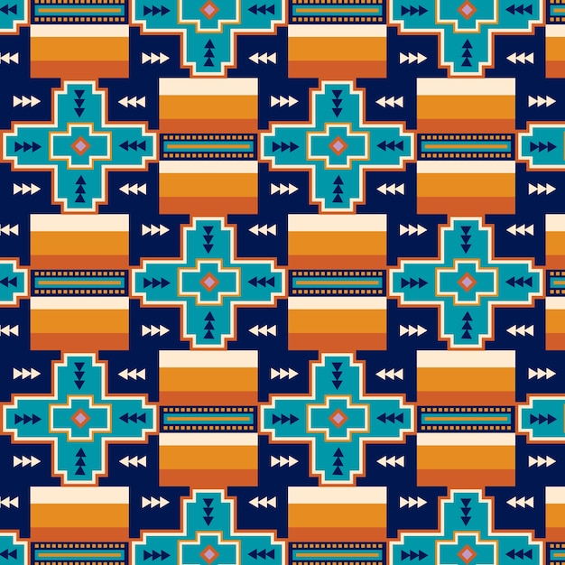 Free Vector flat native american pattern design