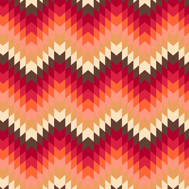 Free Vector flat native american pattern