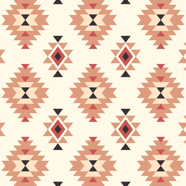 Free vector flat native american pattern