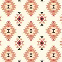 Free vector flat native american pattern