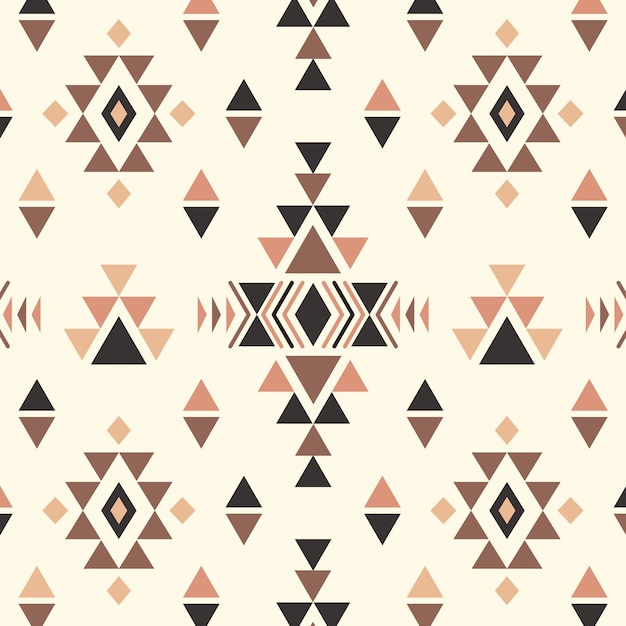 Free vector flat native american pattern