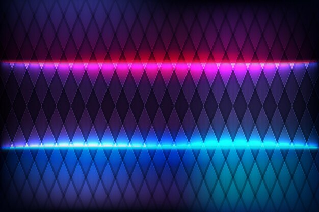 Flat neon modern background