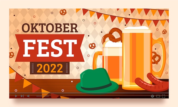 Flat oktoberfest youtube thumbnail