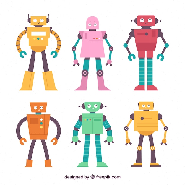 Flat robots collection