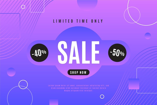 Flat sale background