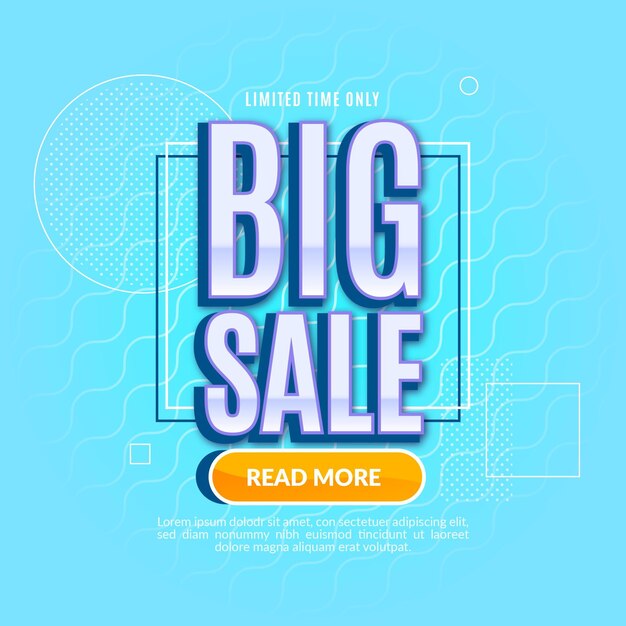 Flat sale background